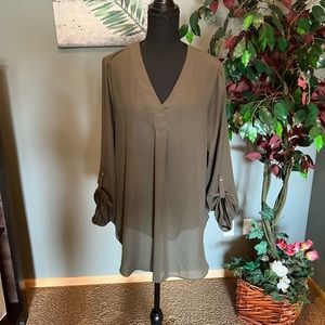 Apt 9 Olive Green Light weight Top